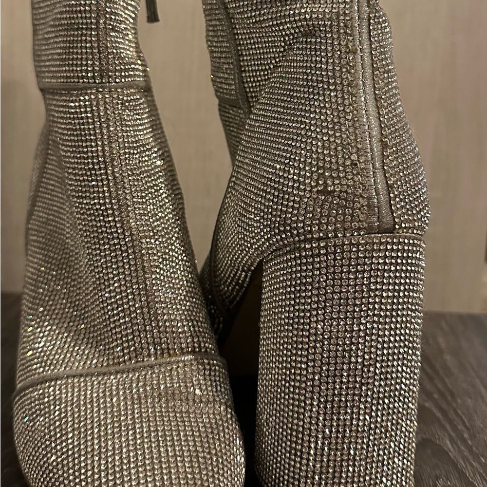 Sparkly Silver Women's Boots